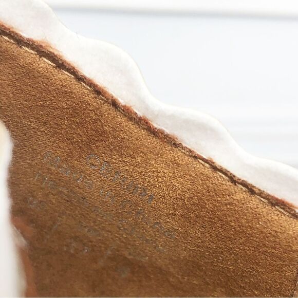 CROWN VINTAGE | Brushed Gold Metallic Look Flat Slip On Shoes Women’s Size 6.5 - Picture 11 of 11